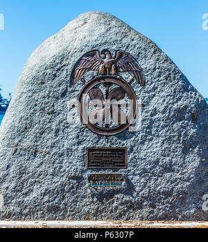 veterans memorial, san diego waterfront, ca us Stock Photo