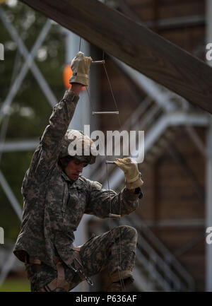 Army Ranger Ladder Man A U.S. Army Ranger climbs a ladder during the Best Ranger Competition ...