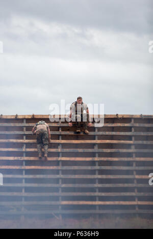 Army Ranger Ladder Man U.S. Army Rangers climb a ladder during the Best Ranger Competition on ...