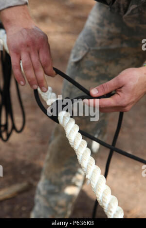 Profiency Rope Three elite soldiers of the national guard in Athens in the front of ...