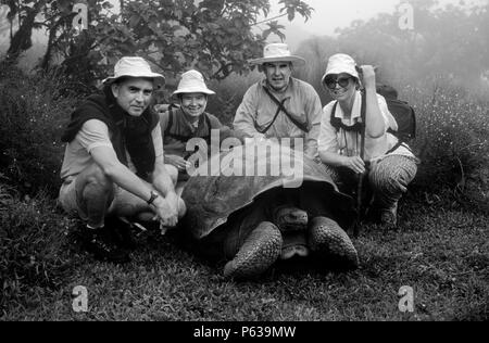 The GIANT TORTOISE (Geochelone elephantopus) begins mating at 40 years