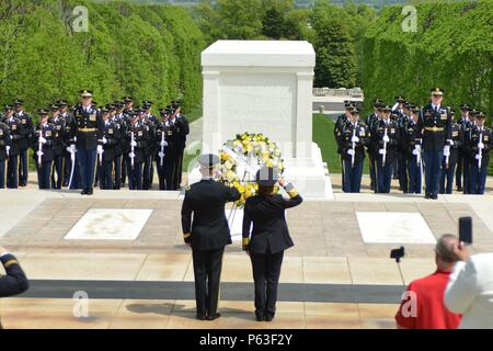 Polly Hanson, Chief Of Police, Amtrak Police Department Lays A Wreath 