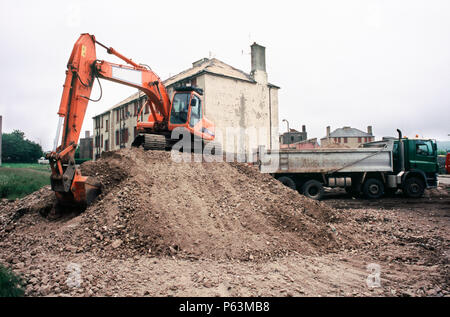 Craigmillar development area, Craigmillar regeneration Edinburgh Stock Photo