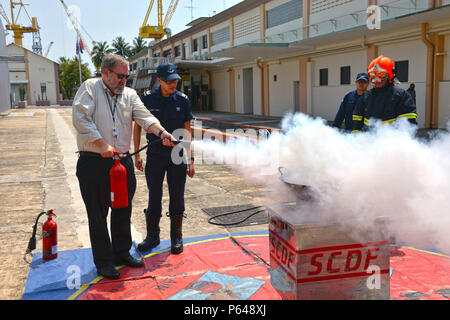 small household fire extinguisher