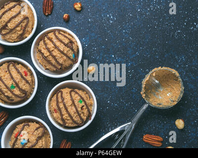eatable raw monster cookie dough Stock Photo