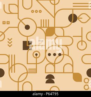 Seamless retro background pattern Stock Vector