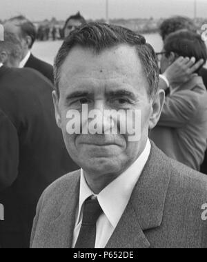 Andrei Gromyko (1909 – 2 July 1989) Soviet statesman during the Cold War. He served as Minister of Foreign Affairs (1957–1985) and as Chairman of the Presidium of the Supreme Soviet (1985–1988) Stock Photo