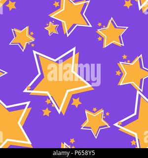 Repeating background from stars. Seamless pattern Stock Vector Image ...