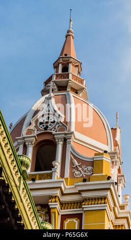 A typical view in Cartagena colombia Stock Photo