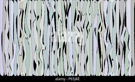 Vector background made of irregular vertical light blue-gray irregular stripes over black background. Stock Vector