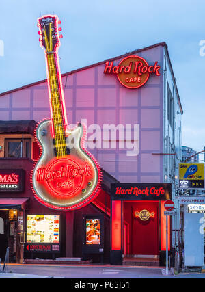 Famous Hard Rock Cafe Tokyo - TOKYO / JAPAN - JUNE 17, 2018 Stock