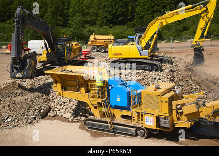 Sorting Aggregates, UK Stock Photo