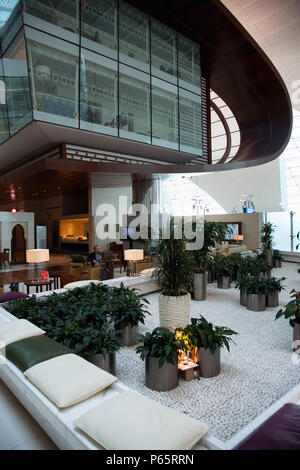 Dubai Airport terminal 3, United Arab Emirates Stock Photo