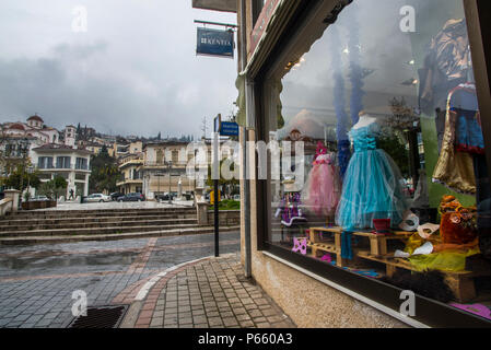 europe, greece, fokida, amfissa, city, houses Stock Photo