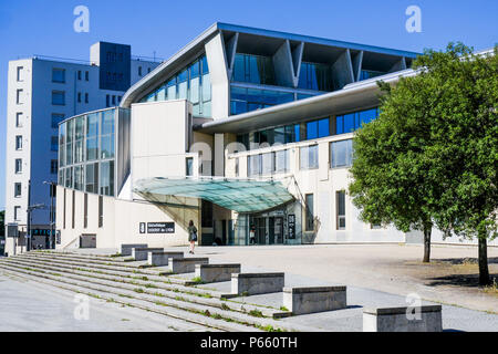 Lyon University, Diderot Library, Lyon, France Stock Photo