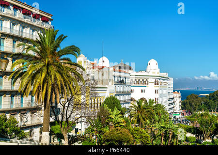 Moorish Revival architecture in Algiers, Algeria Stock Photo
