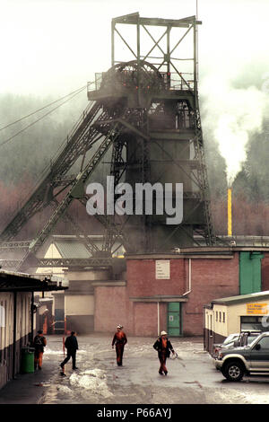 Miners, Tower Colliery, Hirwaun, South Wales Stock Photo