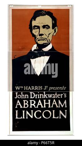 Wm. Harris, Jr. presents John Drinkwater's Abraham Lincoln 1900 Stock Photo