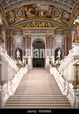 The Opera House, interior, Vienna, Austro-Hungary [between ca. 1890 and ca. 1900]. Stock Photo