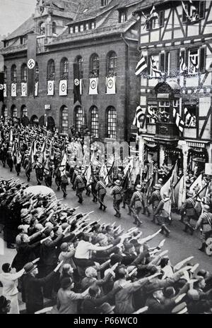 1935 photo of German military parade on Armed Forces Day 1935 photo of German military parade on Armed Forces Day