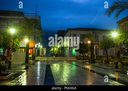 europe, greece, fokida, amfissa, city, houses Stock Photo