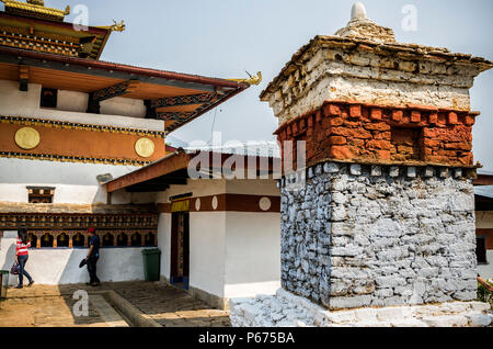 Chimi Lhakang Monastery, Punakha, Bhutan - Chimi Lhakhang, also known as Chime Lhakhang or Monastery or temple, is a Buddhist monastery in Punakha Dis Stock Photo