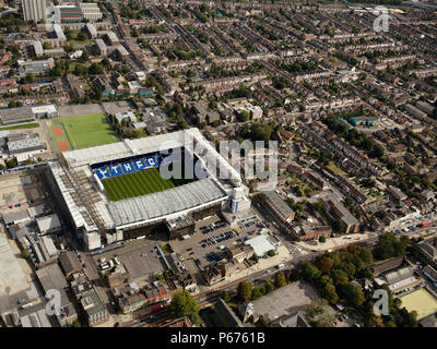 Aerial view of White Hart Lane Football Stadium,Tottenham Hotspurs, London, UK