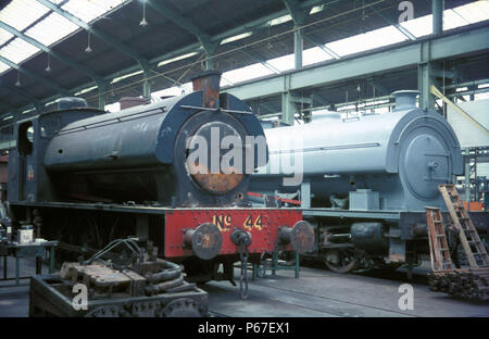 Ashington locomotive works on Monday 25th September 1967. Stock Photo