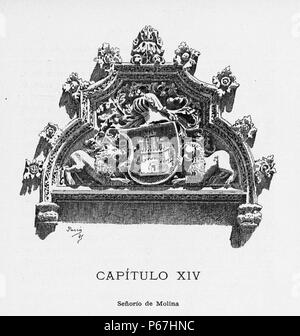 1886, España, sus monumentos y sus artes, su naturaleza e historia, Castilla La Nueva, vol 2, Señorío de Molina, Pascó. Stock Photo