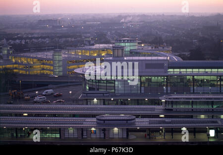 Ashford International Station is purpose-built train station dedicated solely to Eurostar and is situated in Kent, South East, close to the M20 Stock Photo