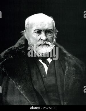 Nikolay Ivanovich Pirogov (25th November 1810 - 5th December 1881) was a Russian and Ukrainian scientist, considered the founder of field surgery. Stock Photo