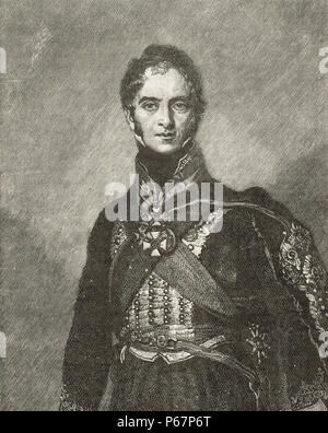 Field Marshal Henry William Paget, 1st Marquess of Anglesey Stock Photo