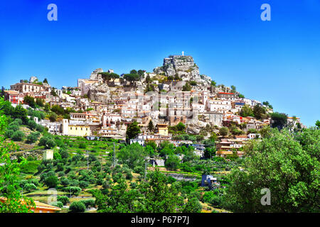 The village of Bova in the Province of Reggio Calabria, Italy. Stock Photo