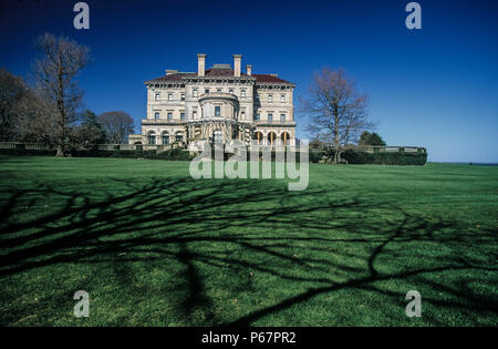 The Breakers Mansion, Ruggles Avenue, Rhode Island, USA Stock Photo