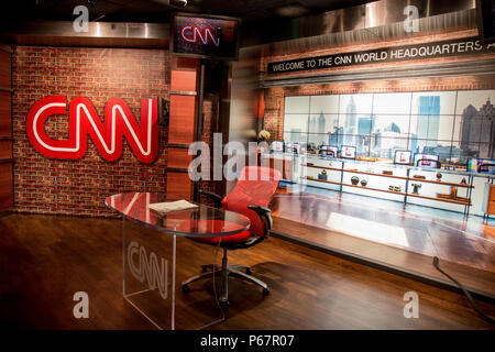 CNN tour in Atlanta Georgia Stock Photo