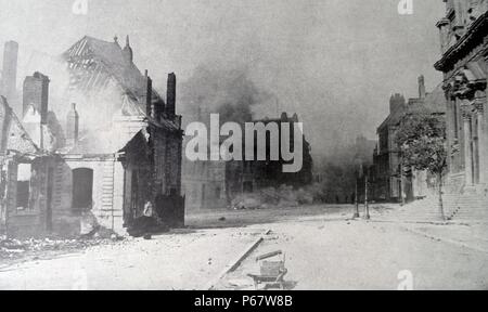 second Battle of Cambrai took place between 8 and 10 October 1918 as part of the Hundred Days Offensive. Stock Photo