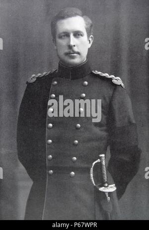 Albert I (April 8, 1875 – February 17, 1934) reigned as King of the Belgians from 1909 to 1934 Stock Photo