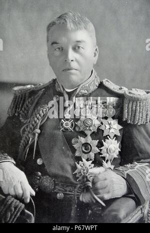 Admiral of the Fleet John Fisher, 1st Baron Fisher, (25 January 1841–10 July 1920)  British admiral known for his efforts at naval reform. Stock Photo