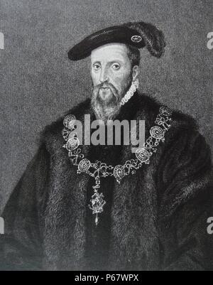 Edward Seymour, 1st Duke of Somerset, 1500 – 1552). Lord Protector of England during the minority of his nephew King Edward VI Stock Photo