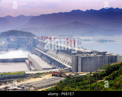 Three Gorges Dam, Yichang, Hubei in China