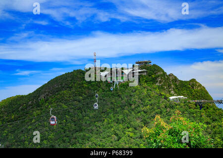 Langkawi Cable Car (Sky Bridge) - Malaysia Stock Photo