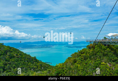 Langkawi Cable Car (Sky Bridge) - Malaysia Stock Photo