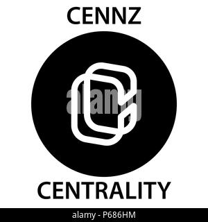 Centrality Coin Cryptocurrency Blockchain Icon Virtual Electronic Internet Money Or Cryptocoin Symbol Logo Stock Vector Image Art Alamy