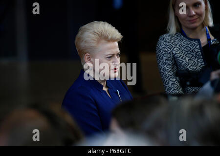 Brussels, Belgium on Jun. 29, 2018.Irish Prime Minister Leo Varadkar ...