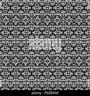 Seamless Ethnic pattern textures. Abstract Navajo geometric print. Stock Vector