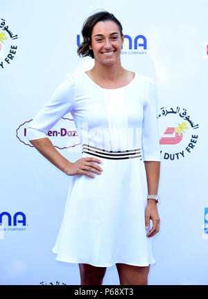 Caroline Garcia attending the annual WTA's Tennis on the Thames Party held at the Bernie Spain Gardens, South Bank, London. Stock Photo