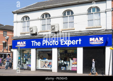 Max Spielmann The Photo Expert shop in Worksop Notts UK Stock Photo - Alamy