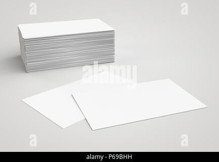 blank business cards, identity design, corporate templates, company style Stock Photo