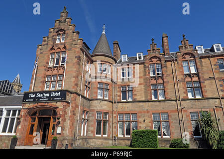 Station Hotel, 1 Leonard St, Perth, Scotland, UK,  PH2 8HE Stock Photo