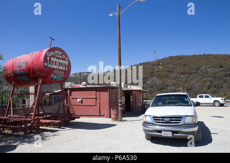 Lookout Roadhouse  Ortega Hwy  Lake Elsinore California USA Stock Photo